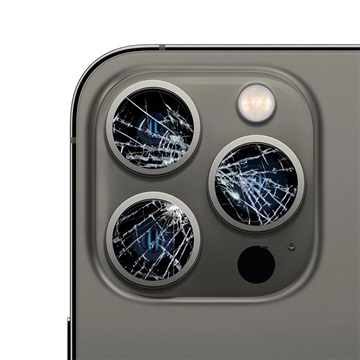 iPhone 13 Pro Max Kameran Linssi Korjaus - Musta