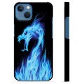iPhone 13 Suojakuori - Sininen Tulinen Lohikäärme