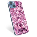 iPhone 13 TPU Suojakuori - Vaaleanpunainen Kristalli