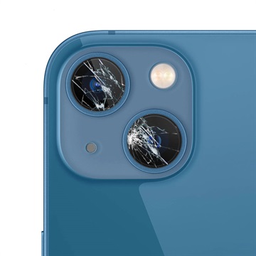 iPhone 13 mini Kameran Linssi Korjaus - Sininen
