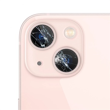 iPhone 13 mini Kameran Linssi Korjaus - Pinkki