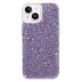 iPhone 14 Iskunkestävä TPU Suojakuori - Violetti