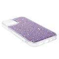 iPhone 14 Iskunkestävä TPU Suojakuori - Violetti