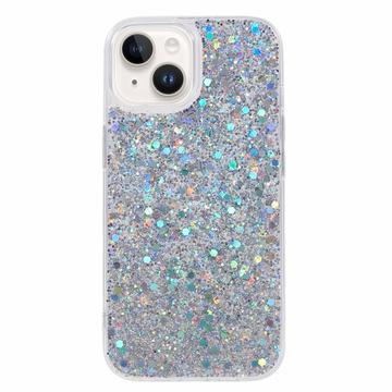 iPhone 14 Iskunkestävä TPU Suojakuori - Hopea