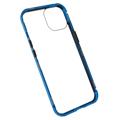 iPhone 14 Magneettikotelo Panssarilasi - 9H sella - Sininen