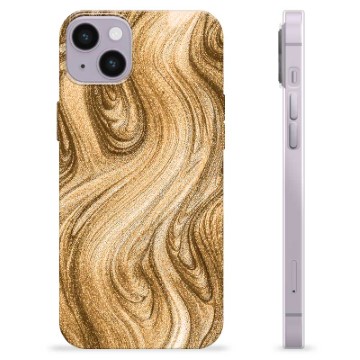 iPhone 14 Plus TPU Suojakuori - Kultainen Hiekka