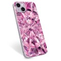 iPhone 14 Plus TPU Suojakuori - Vaaleanpunainen Kristalli
