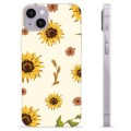 iPhone 14 Plus TPU Suojakuori - Auringonkukka