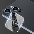 iPhone 14 Pro/14 Pro Max Hat Prince Kameralinssin Panssarilasi Suojus - Kirkas / Musta