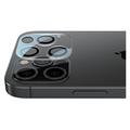 iPhone 14 Pro/14 Pro Max Lippa-kameran objektiivisuoja - 9H - Kirkas / Musta