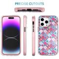 iPhone 14 Pro Max Ahastyle WE13 360 Suojaushybridikotelo - värikäs Mandala