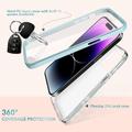 iPhone 14 Pro Max Ahastyle WE13 360 Suojaushybridikotelo - Daisies