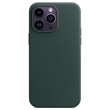 iPhone 14 Pro Max Apple Nahkakuori MagSafella MPPN3ZM/A - Metsänvihreä
