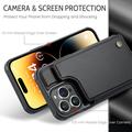 iPhone 14 Pro Max Caseme C22 Kotelo RFID-korttilompakko - Musta