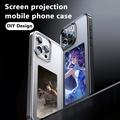 iPhone 14 Pro Max DIY E-InkCase NFC kotelo - harmaa