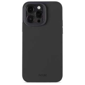 iPhone 14 Pro Max Holdit Silikonikotelo - musta