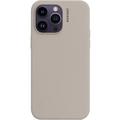 iPhone 14 Pro Nudient Base Slikonikotelo - Beige
