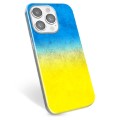 iPhone 14 Pro TPU Kotelo Ukrainan Lippu - Kaksisävyinen
