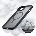 iPhone 14 Pro Tech-Protect Magmat Kotelo - MagSafe-yhteensopiva - Syvä Violetti / Kirkas