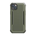 iPhone 14 Raptic Fort Biohajoava kotelo - MagSafe-yhteensopiva - vihreä