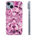 iPhone 14 TPU Suojakuori - Vaaleanpunainen Kristalli