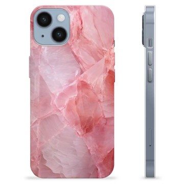 iPhone 14 TPU Suojakuori - Vaaleanpunainen Kvartsi