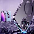 iPhone 14 Tech-Protect MagShine -kotelo - MagSafe-yhteensopiva - sininen / kirkas