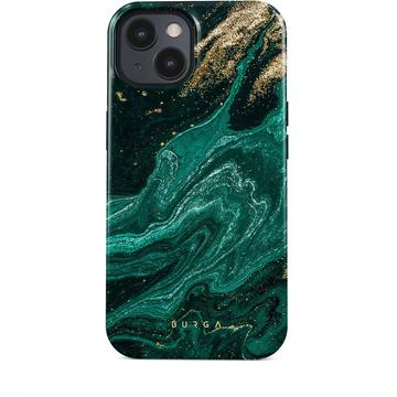 iPhone 15 Burga Tough Hybridikotelo - Emerald Pool