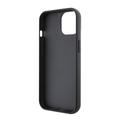 iPhone 15 Karl Lagerfeld Kiinteä Glitter Metal Ikonik Case - Musta