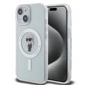 iPhone 15 Karl Lagerfeld IML IML Ikonik MagSafe Case - Kirkas
