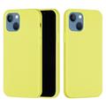 iPhone 15 Liquid Silicone Suojakuori - Keltainen