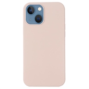 iPhone 15 Nestemäinen Silikoni Suojakuori - MagSafe-yhteensopiva - Pinkki
