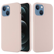 iPhone 15 Nestemäinen Silikoni Suojakuori - MagSafe-yhteensopiva - Pinkki