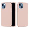 iPhone 15 Plus Liquid Silicone Suojakuori - Pinkki