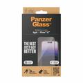 iPhone 15 Plus PanzerGlass Ultra-Wide Fit EasyAligner -Panssarilasi - 9H - musta kehys