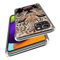 iPhone 15 Plus Tyylikäs Sarjan Erittäin Ohut TPU-kotelo - Leopard