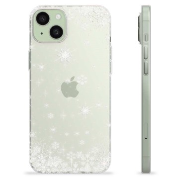 iPhone 15 Plus TPU Suojakuori - Lumihiutaleet