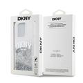 iPhone 15 Pro DKNY Liquid Glitter Arch Logo Suojakuori
