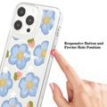 iPhone 15 Pro Fashion TPU Kotelo - Kukat / Mansikat