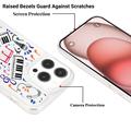 iPhone 15 Pro Fashion TPU Kotelo - Soittonuotit
