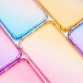 iPhone 15 Pro Kaltevuus Iskunkestävä TPU Suojakuori - Sininen / Pinkki
