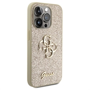 iPhone 15 Pro Guess Fixed Glitter 4G Metal Logo Kotelo