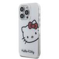 iPhone 15 Pro Hello Kitty IML Kitty Pää Kotelo - Valkoinen