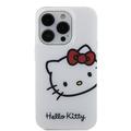 iPhone 15 Pro Hello Kitty IML Kitty Pää Kotelo - Valkoinen