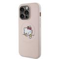 iPhone 15 Pro Hello Kitty Kitty Asleep MagSafe Kotelo - Vaaleanpunainen