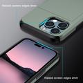 iPhone 15 Pro Hybridikotelo Liukuvalla Korttipaikalla - Vert Armée