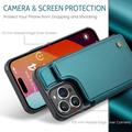 iPhone 15 Pro Max Caseme C22 Case RFID-korttilompakko - vihreä