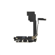 iPhone 15 Pro Max Latausliitin Flex Kaapeli - Titaani luonnollinen