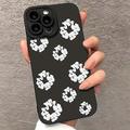 iPhone 15 Pro Max Puuvillakranssi TPU-kotelo - musta