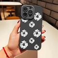 iPhone 15 Pro Max Puuvillakranssi TPU-kotelo - musta
